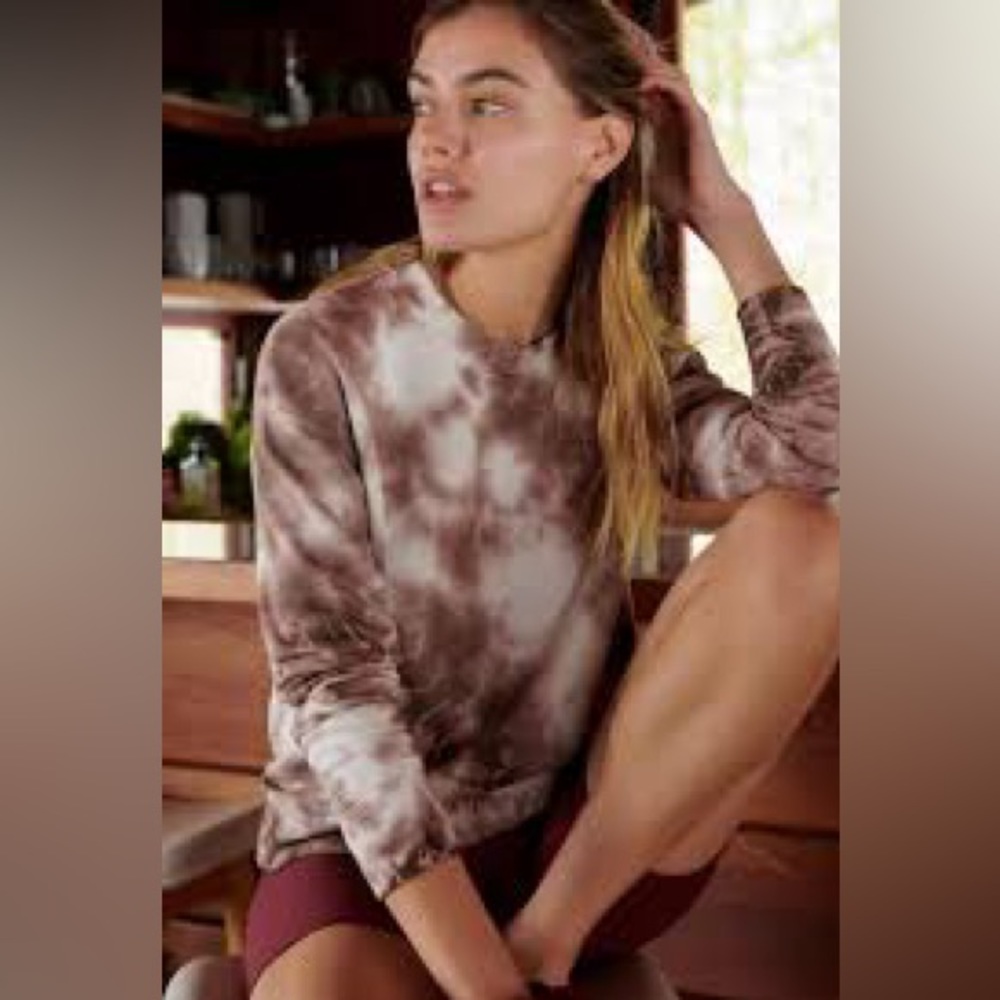 {Stateside & Anthropologie} Tie-Dye Sweatshirt - Mushroom -
Sz M